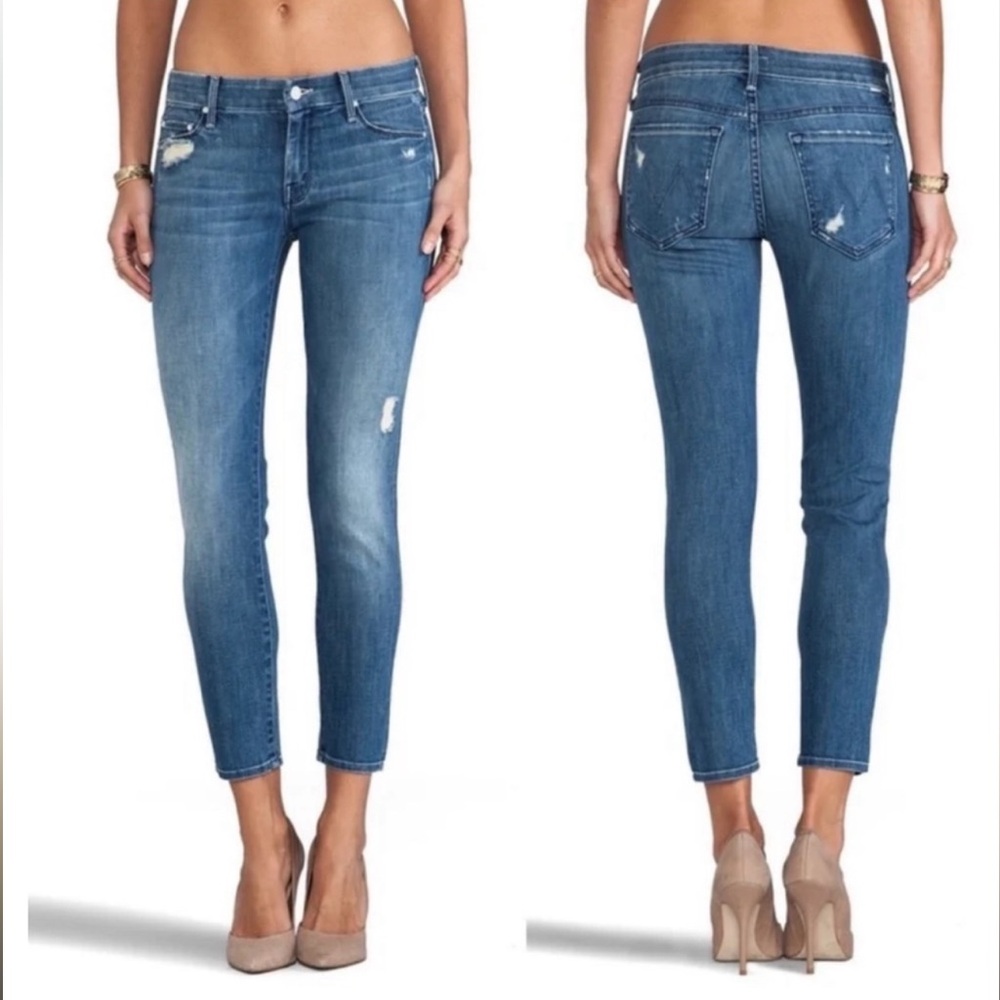 MOTHER The Looker Crop Graffiti Girl 12 | 31 Skinny Jeans